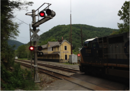 Coal transport train